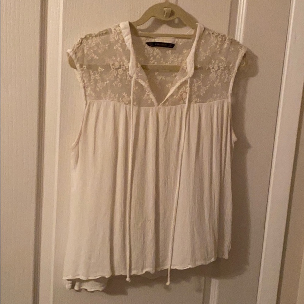Lace tank top!